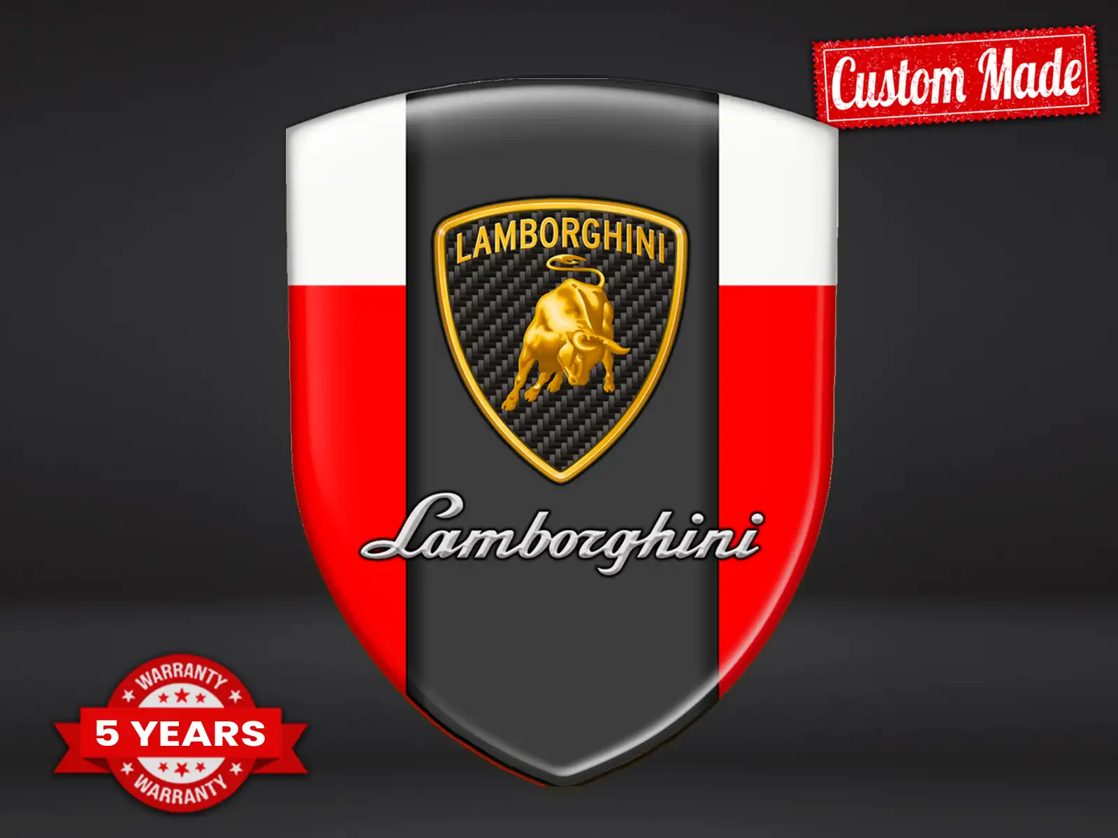Lamborghini Pegatinas Logo Personalizadas Estilo Resistente 